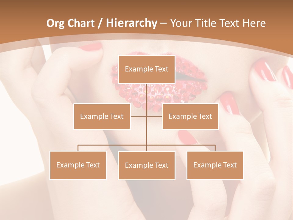 Portrait Beautiful Sensual PowerPoint Template