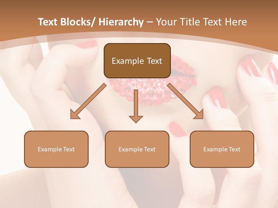 Portrait Beautiful Sensual PowerPoint Template