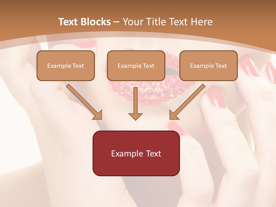 Portrait Beautiful Sensual PowerPoint Template
