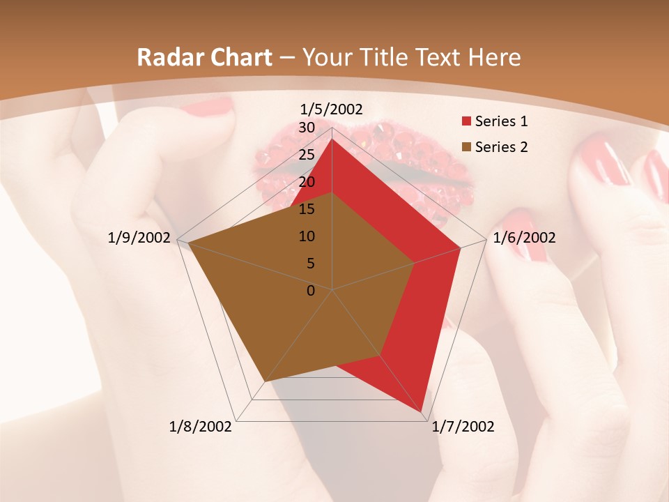 Portrait Beautiful Sensual PowerPoint Template
