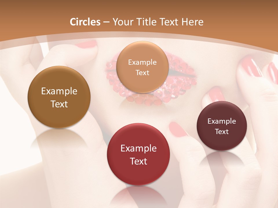 Portrait Beautiful Sensual PowerPoint Template