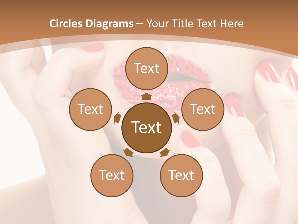 Portrait Beautiful Sensual PowerPoint Template