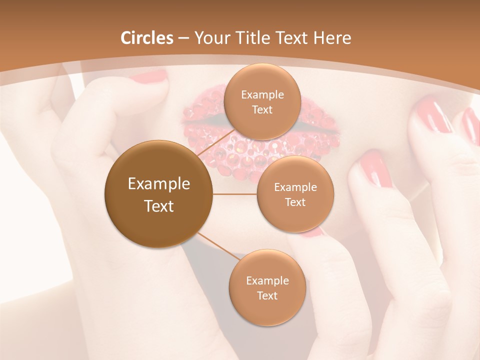 Portrait Beautiful Sensual PowerPoint Template