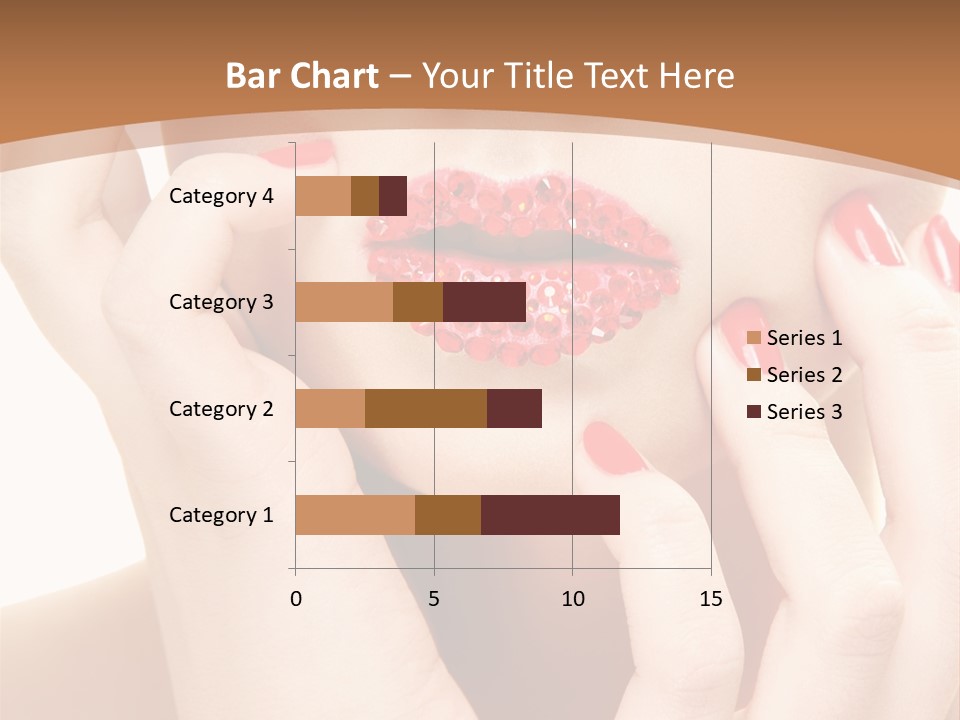 Portrait Beautiful Sensual PowerPoint Template