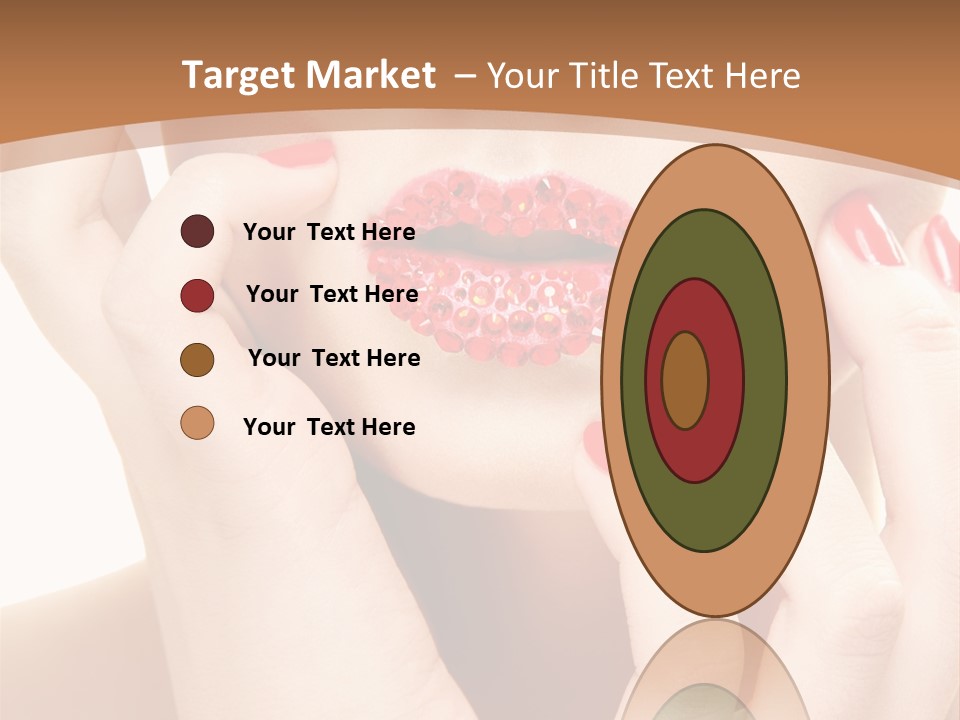 Portrait Beautiful Sensual PowerPoint Template