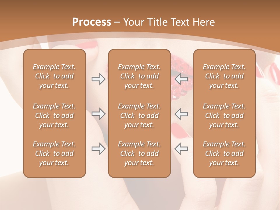 Portrait Beautiful Sensual PowerPoint Template