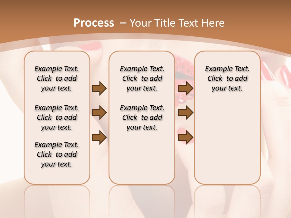 Portrait Beautiful Sensual PowerPoint Template