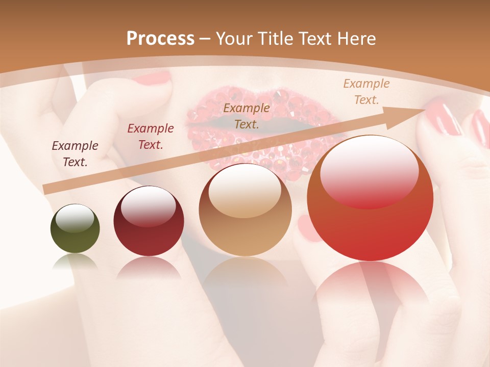 Portrait Beautiful Sensual PowerPoint Template