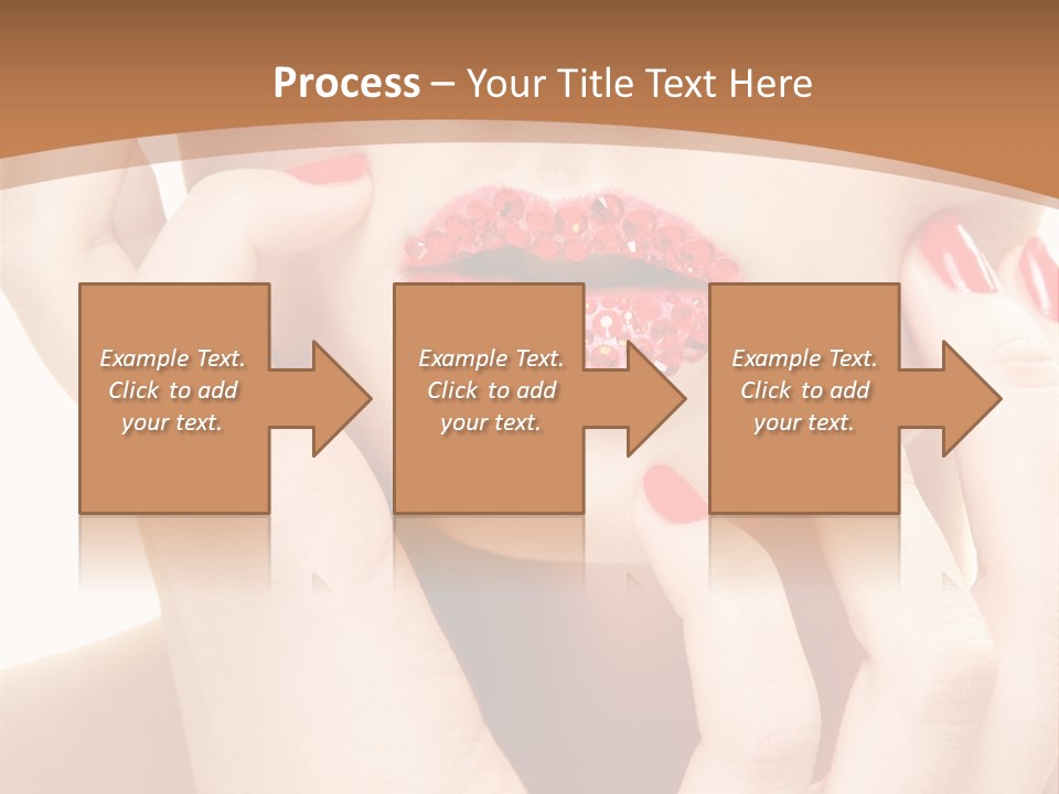 Portrait Beautiful Sensual PowerPoint Template