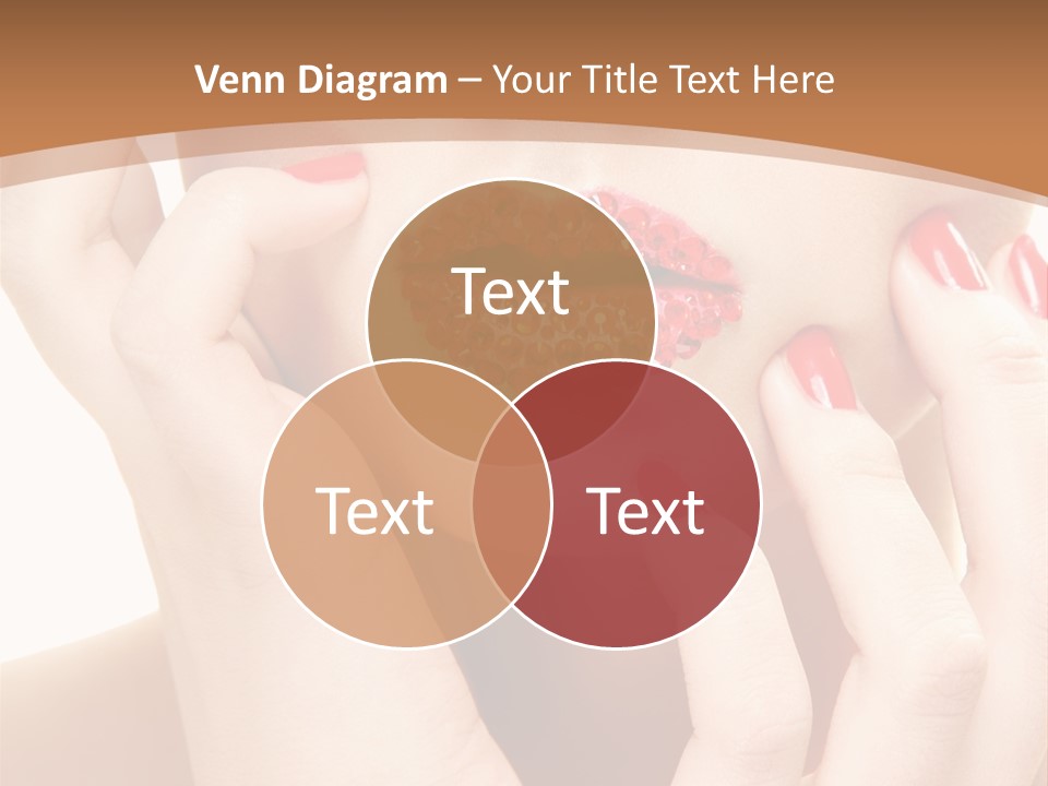 Portrait Beautiful Sensual PowerPoint Template