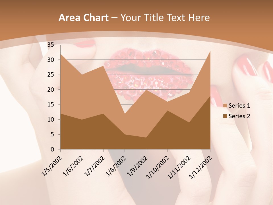 Portrait Beautiful Sensual PowerPoint Template