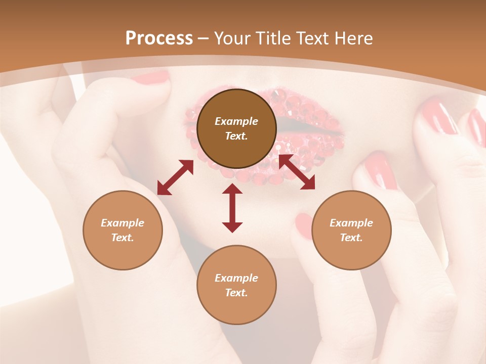 Portrait Beautiful Sensual PowerPoint Template