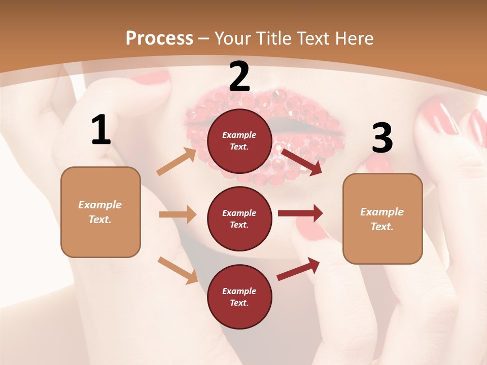 Portrait Beautiful Sensual PowerPoint Template