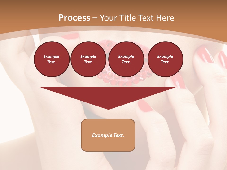 Portrait Beautiful Sensual PowerPoint Template