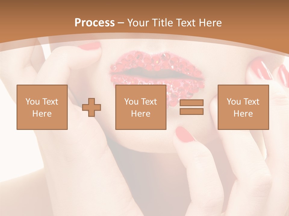 Portrait Beautiful Sensual PowerPoint Template