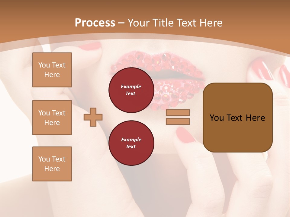 Portrait Beautiful Sensual PowerPoint Template