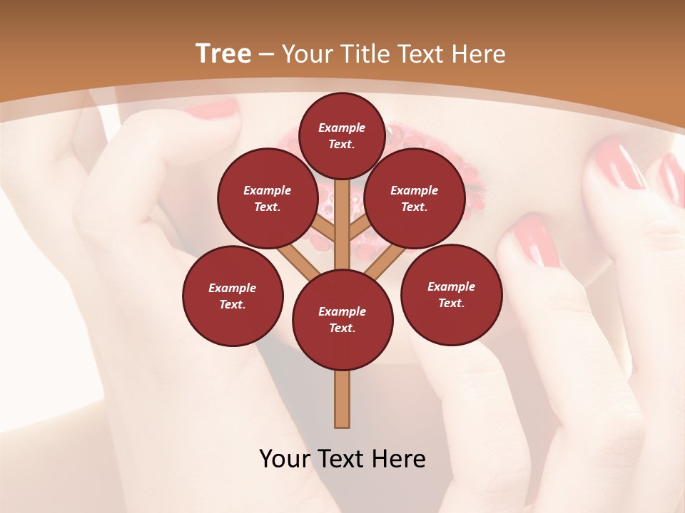 Portrait Beautiful Sensual PowerPoint Template