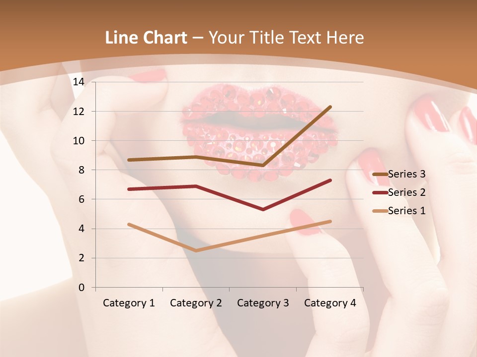 Portrait Beautiful Sensual PowerPoint Template
