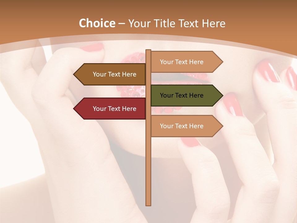 Portrait Beautiful Sensual PowerPoint Template