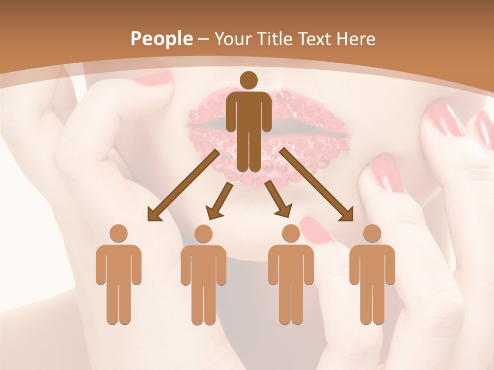 Portrait Beautiful Sensual PowerPoint Template