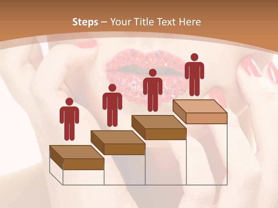 Portrait Beautiful Sensual PowerPoint Template