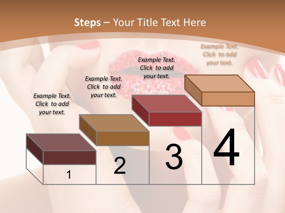 Portrait Beautiful Sensual PowerPoint Template