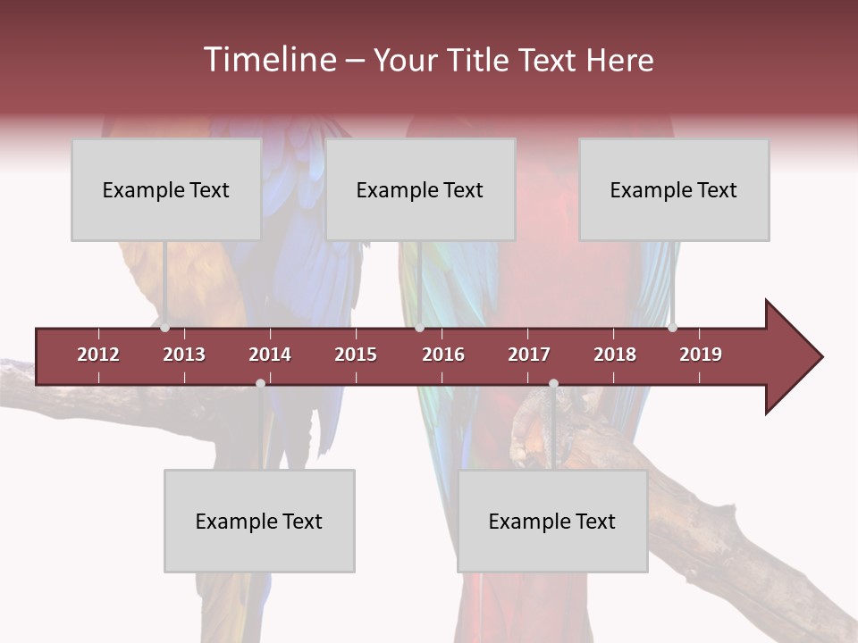 Red And Green Blue And Yellow Colourful PowerPoint Template