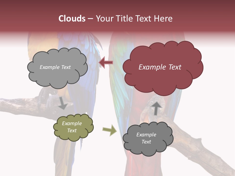 Red And Green Blue And Yellow Colourful PowerPoint Template