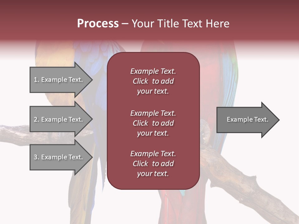 Red And Green Blue And Yellow Colourful PowerPoint Template