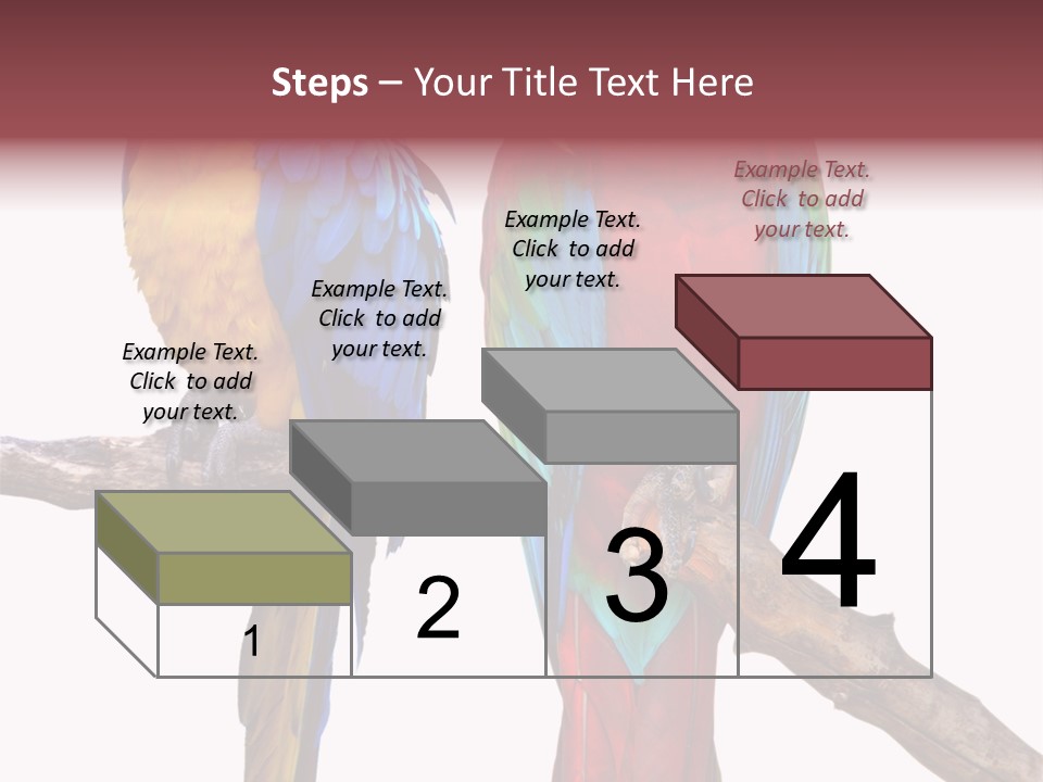 Red And Green Blue And Yellow Colourful PowerPoint Template
