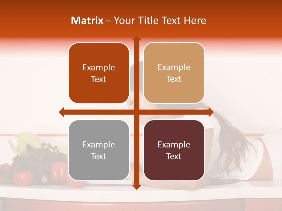 Table Cheerful Nourish PowerPoint Template