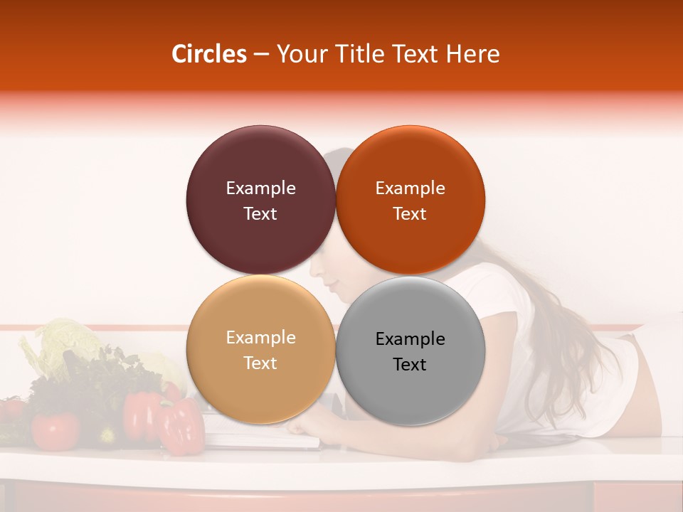 Table Cheerful Nourish PowerPoint Template