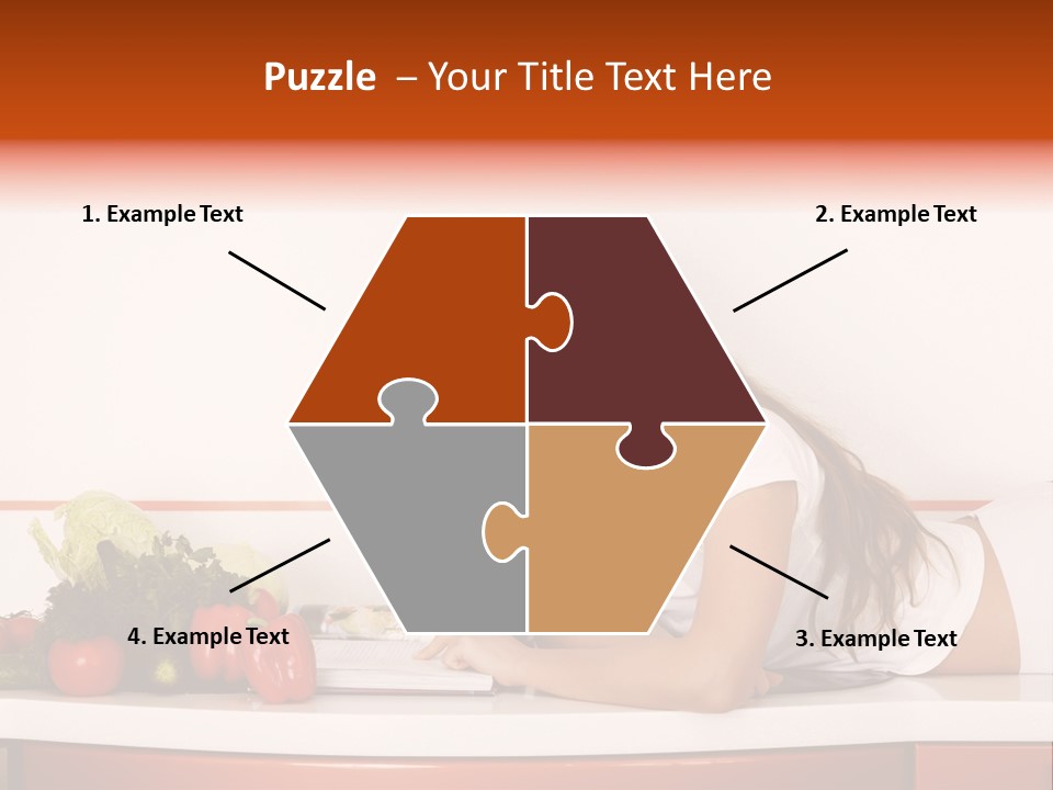 Table Cheerful Nourish PowerPoint Template