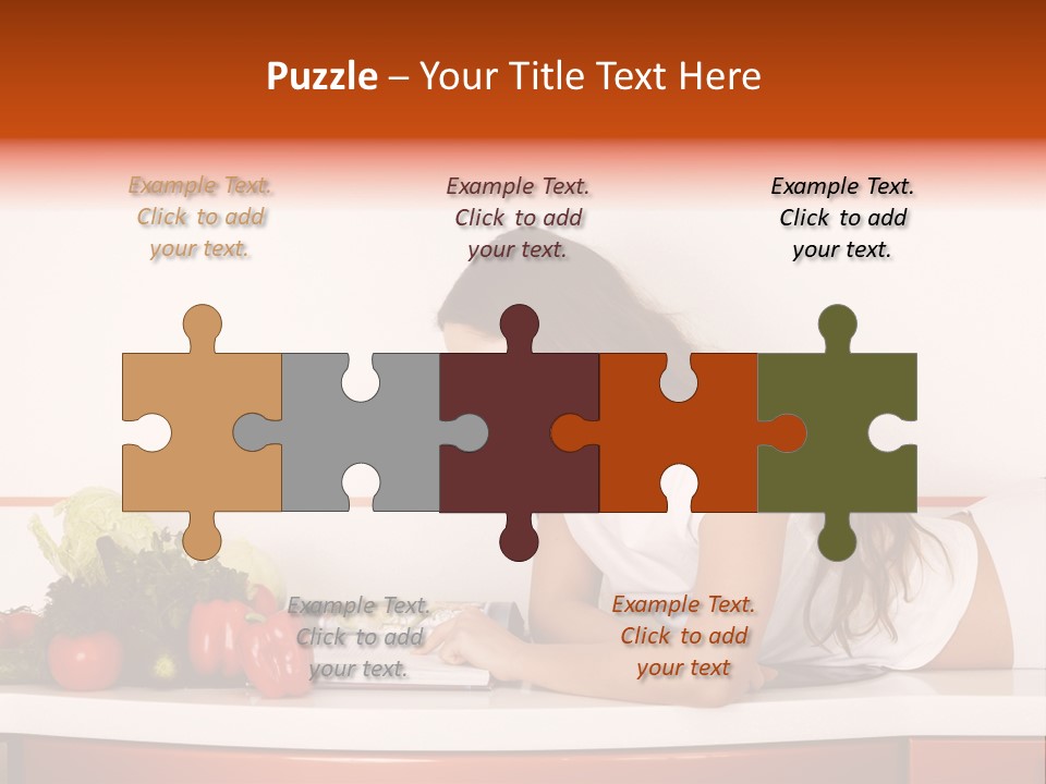 Table Cheerful Nourish PowerPoint Template