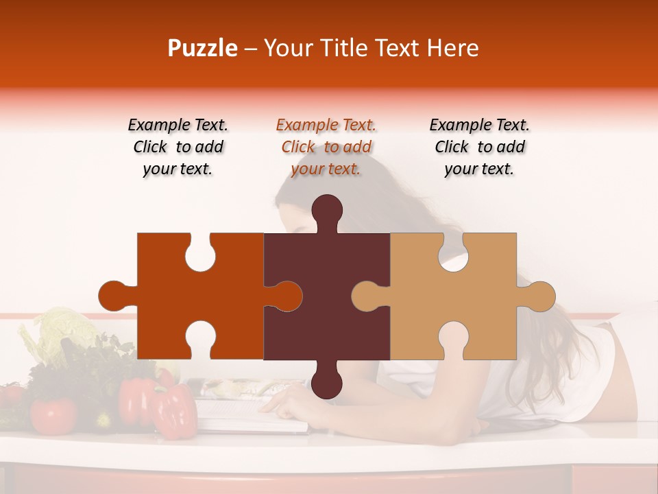 Table Cheerful Nourish PowerPoint Template