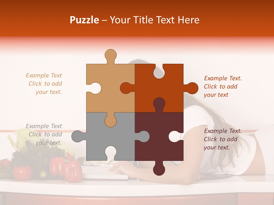 Table Cheerful Nourish PowerPoint Template