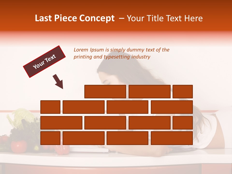 Table Cheerful Nourish PowerPoint Template