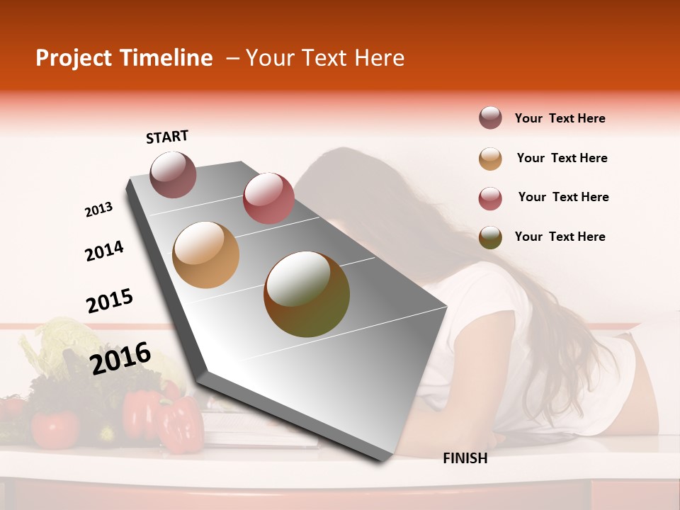 Table Cheerful Nourish PowerPoint Template