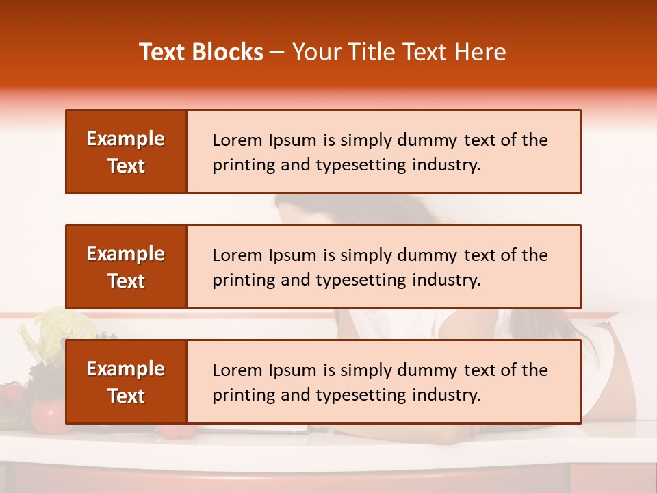 Table Cheerful Nourish PowerPoint Template