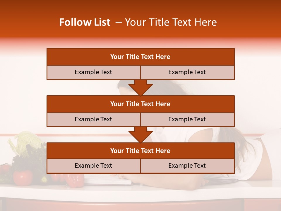 Table Cheerful Nourish PowerPoint Template
