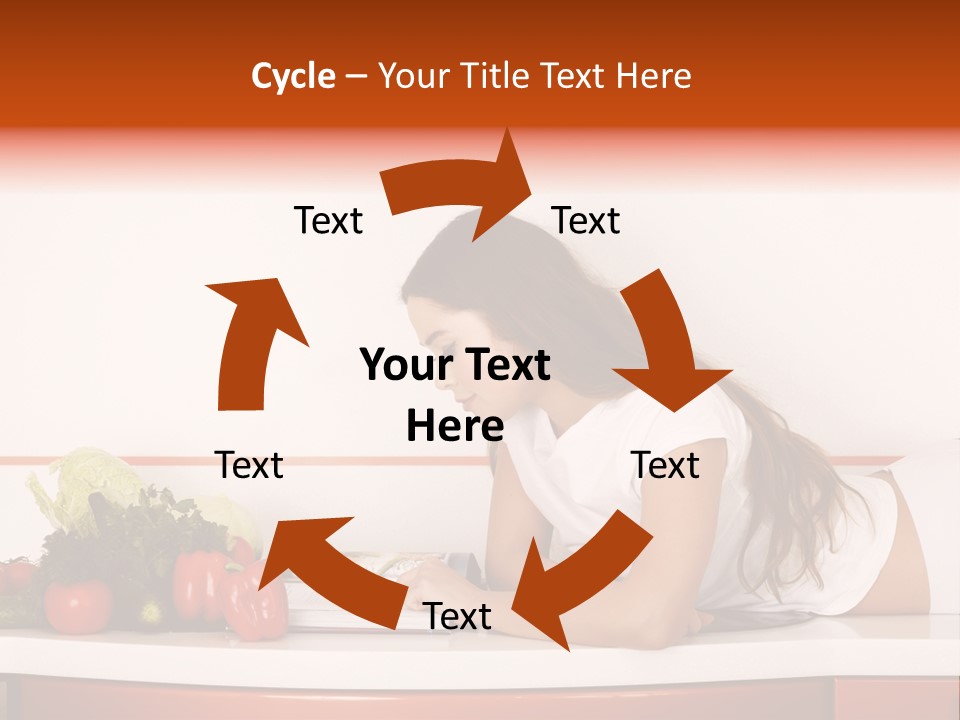 Table Cheerful Nourish PowerPoint Template