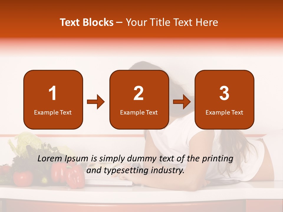 Table Cheerful Nourish PowerPoint Template
