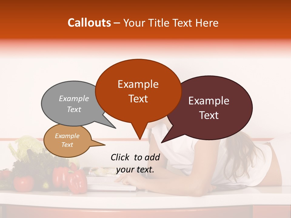 Table Cheerful Nourish PowerPoint Template