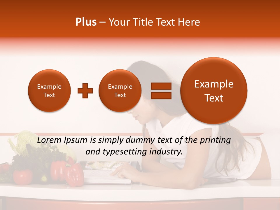 Table Cheerful Nourish PowerPoint Template
