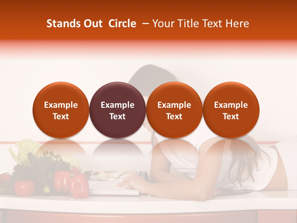 Table Cheerful Nourish PowerPoint Template