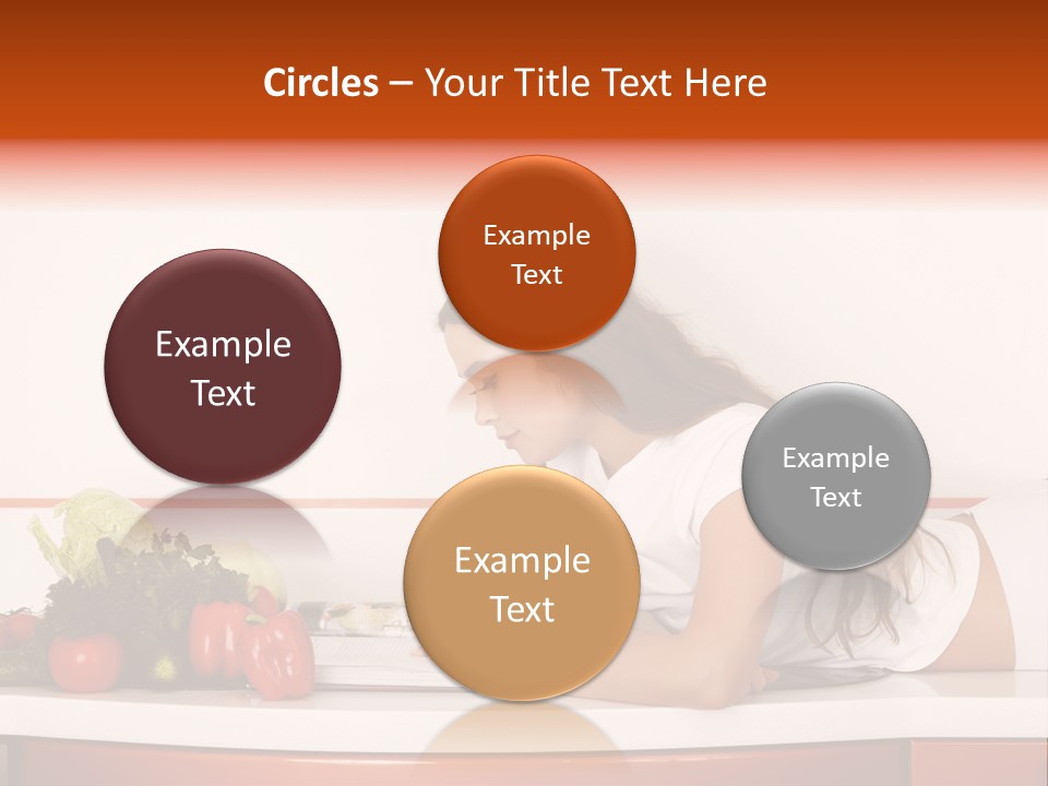 Table Cheerful Nourish PowerPoint Template