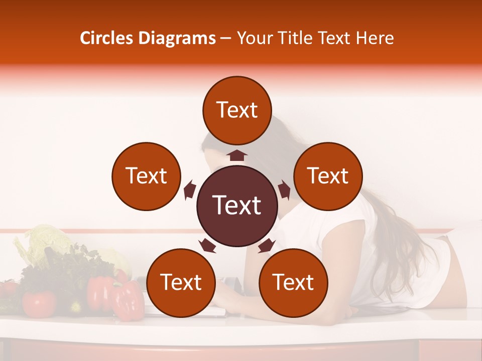 Table Cheerful Nourish PowerPoint Template