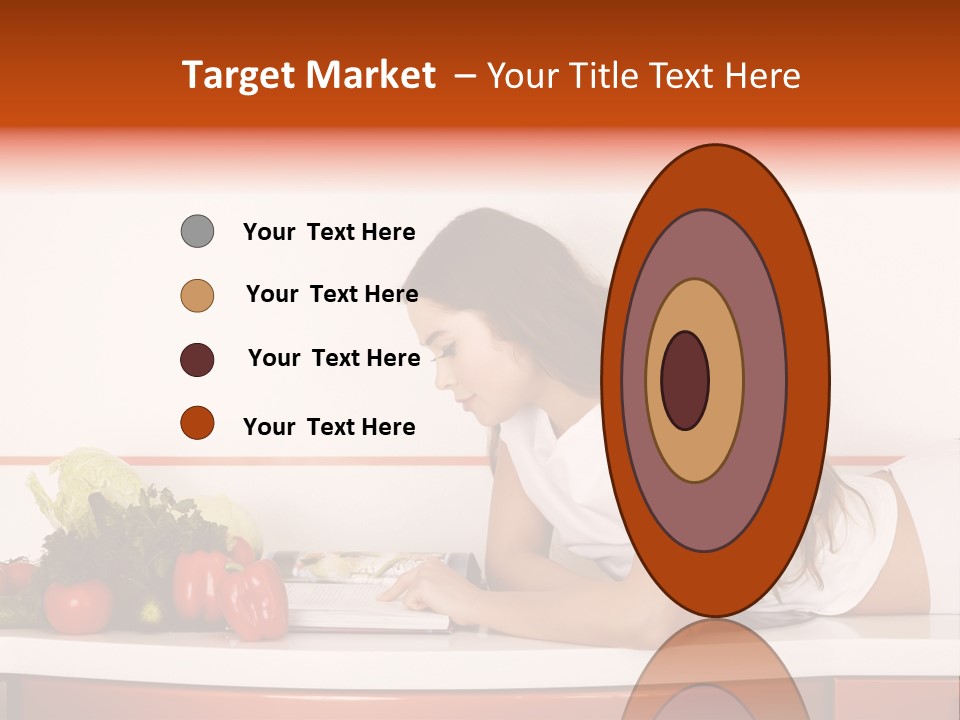 Table Cheerful Nourish PowerPoint Template