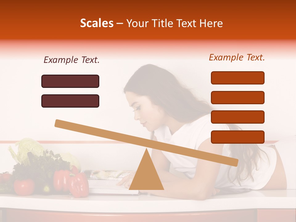 Table Cheerful Nourish PowerPoint Template