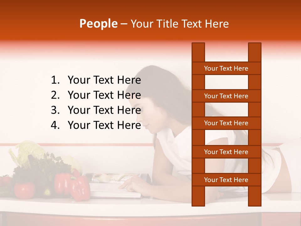 Table Cheerful Nourish PowerPoint Template